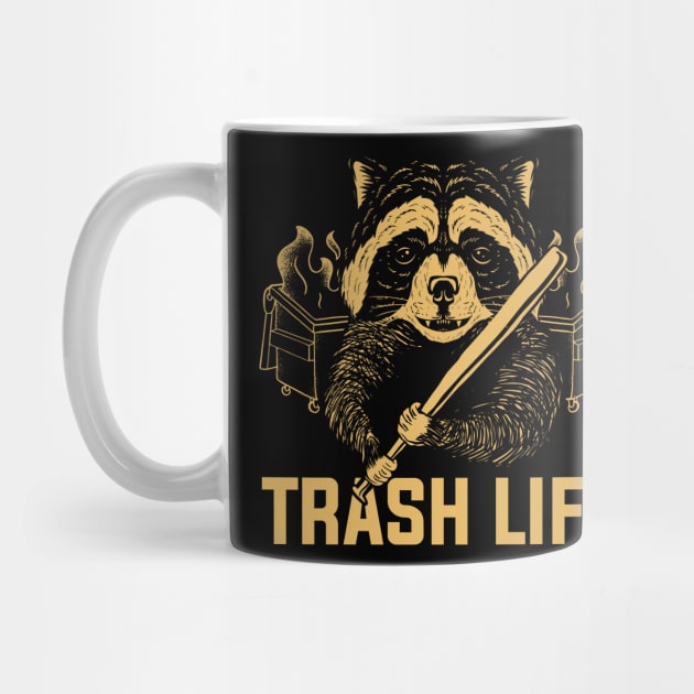 Raccoon Trash Life by Cosmo Gazoo